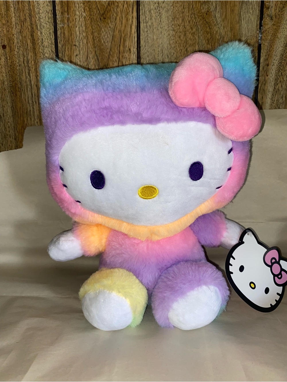 Sanrio hello kitty rainbow sherbet plush